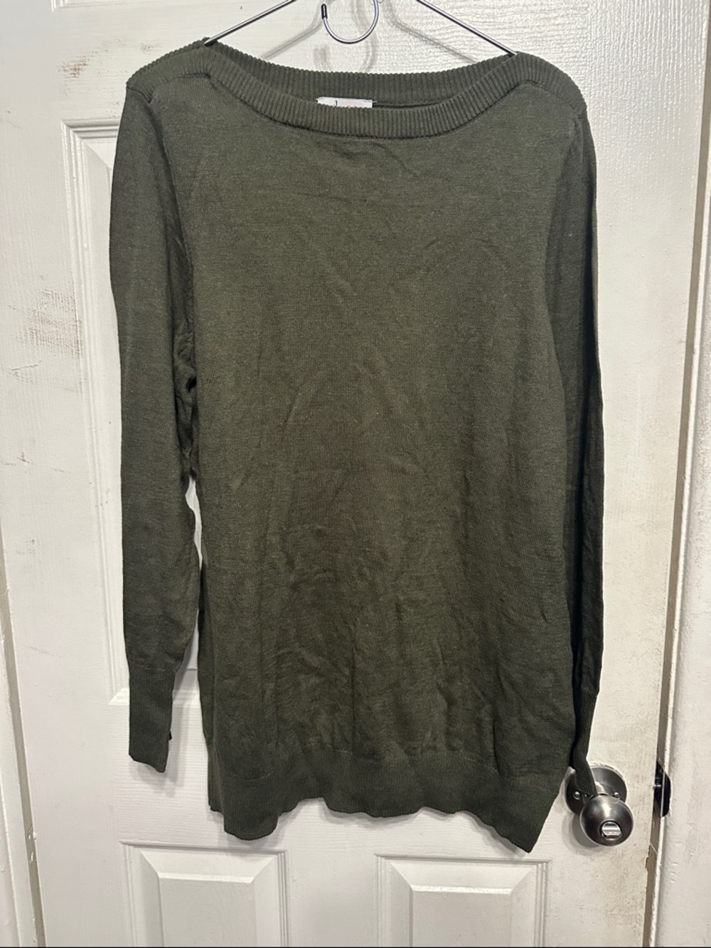 Essentials Olive Crewneck Sweater